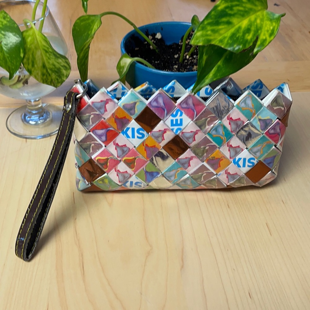 Nahui Ollin Hershey Kiss Wrapper Wristlet